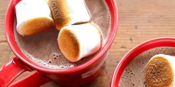 Spiked Hazelnut Hot Chocolate