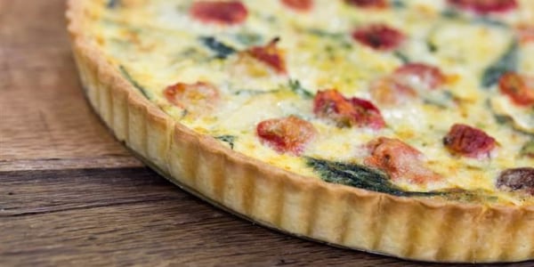 Vegetable and Fine Herb Quiche