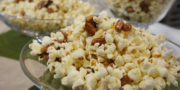 Honey-Roasted-Peanut Popcorn