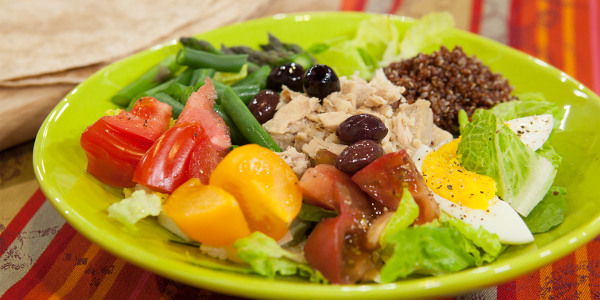 Tuna and Quinoa Salad, Nicoise-Style