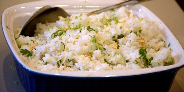 Natalie's Cilantro and Lime Coconutty Rice