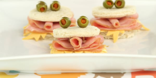 Mini Monster Sandwiches