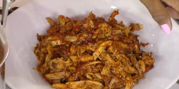 Sunny Anderson's Pulled Barbecue Chicken Thighs