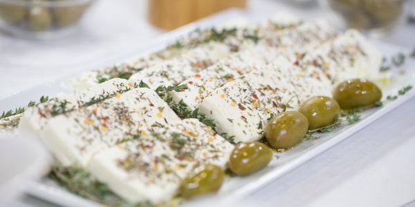 Ina Garten's Marinated Herbed Feta 