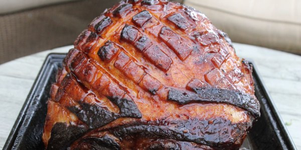 Easy Glazed Ham with Sriracha and Orange Marmalade 