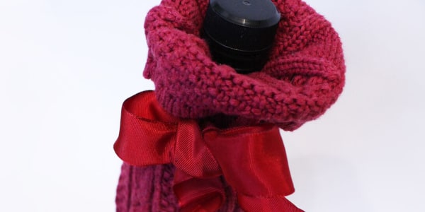 Gift wrapping ideas from your closet: Give your wine its own sweater