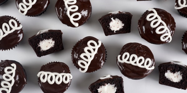 Chloe Coscarelli's Cream-Filled Chocolate Cupcakes