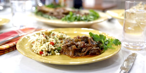 Al Roker's Slow-Cooker Lamb Shank and Couscous 