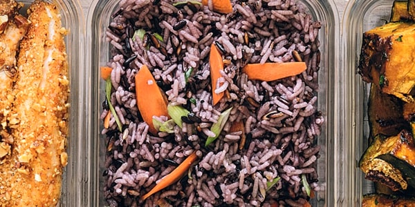 Purple Rice Stir-Fry
