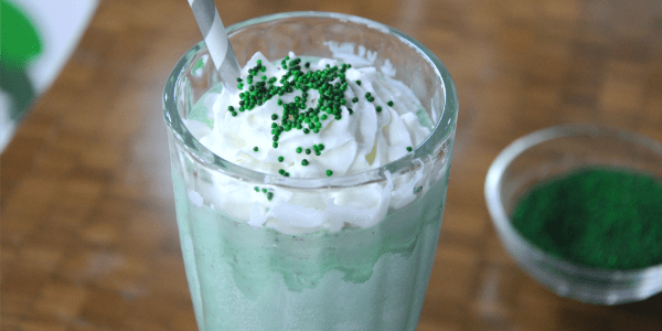 Boozy Mint Chocolate Chip Milkshake