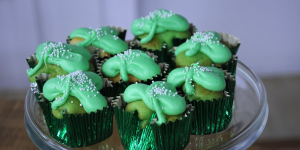 Chocolate Clover Cupcakes