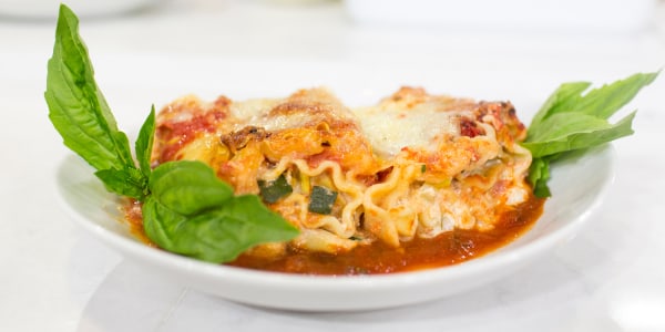 Vegetable Lasagna Rolls