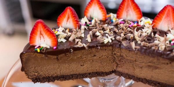 Triple Threat Chocolate Cheesecake