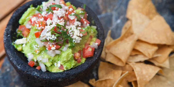 Perfect Guacamole with Pico de Gallo