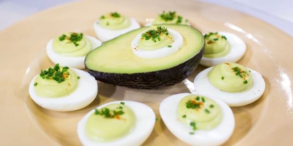 Avocado Deviled Eggs