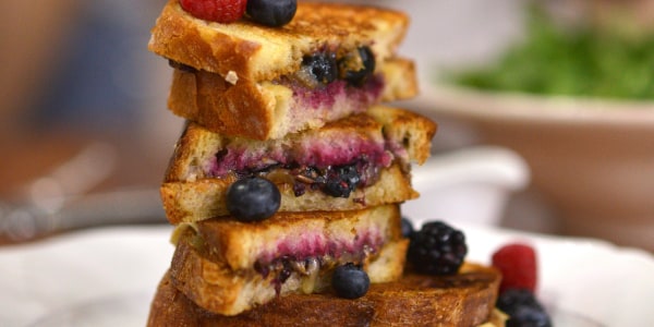 Grown Up PB & J Grilled Cheese
