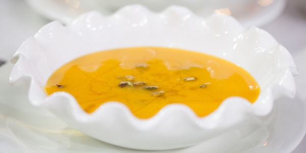 Autumn Squash Soup with Pumpkin Seeds and Anise