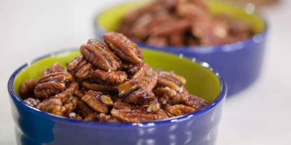 Cranberry and Rosemary Glazed Pecans