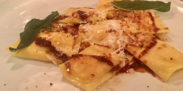 Butternut Squash Agnolotti with Brown Butter and Breadcrumbs