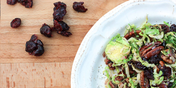 Holiday Brussels Sprout Salad