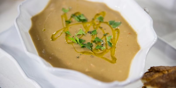 Borlotti Bean Soup with Rosemary and Pancetta