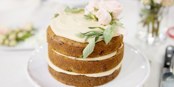 Gluten-Free Carrot Cake with Vegan Cream Cheese Frosting