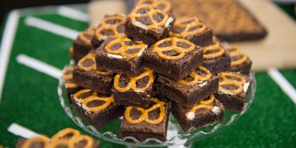 Caramel Pretzel Brownies