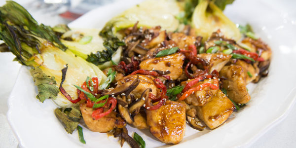 Miso-Glazed Chicken and Bok Choy