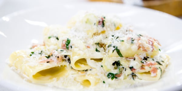 Rigatoni with Country Ham and Herbs