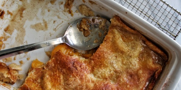 Dad's Peach Cobbler