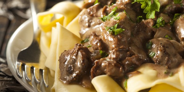 Slow-Cooker Beef Stroganoff