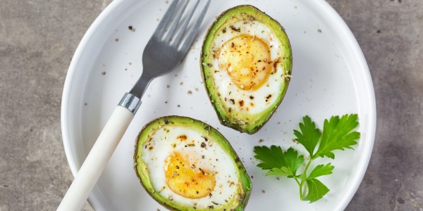 Baked Eggs in Avocado