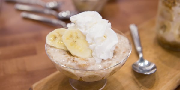 Healthy Banana Cream Pie Pudding