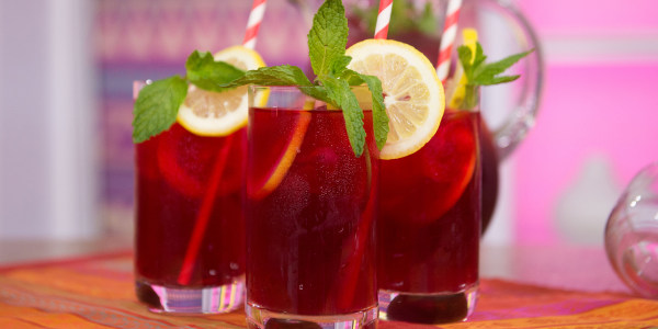 Ginger Hibiscus Mocktail