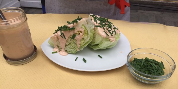 Iceberg Wedge Salad with Russian Dressing