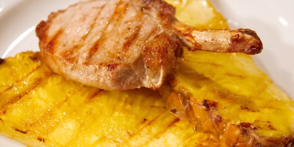 Al Roker's Grilled Pork Chops with Pineapple