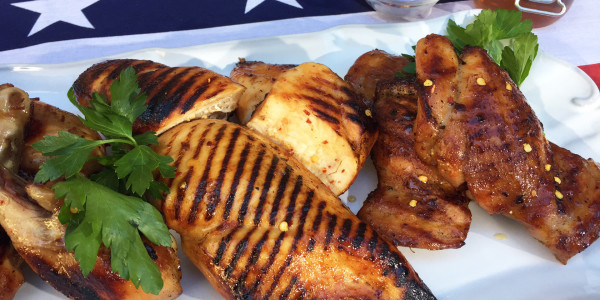 Sunny's Hot Honey Brined & Grilled Chicken