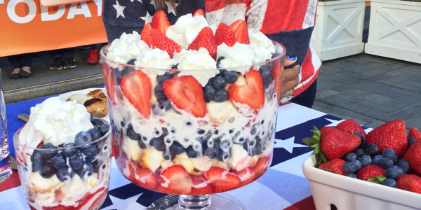 Sunny's Easiest Red, White and Blue Dessert