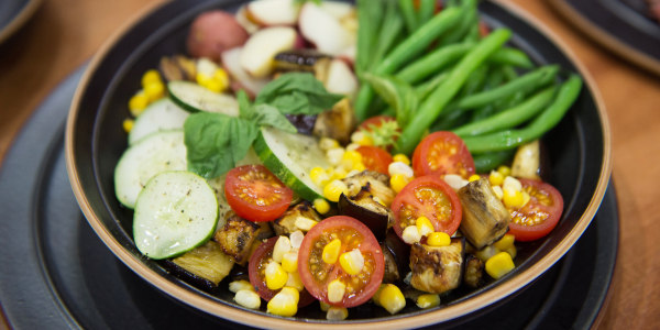 Summer Vegetable Salad with New Potatoes