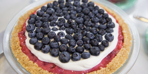 Red, White and Blueberry Pie