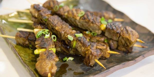 Grilled Flank Steak with Yakitori Sauce