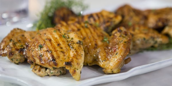 Grilled Chicken with Chile Butter