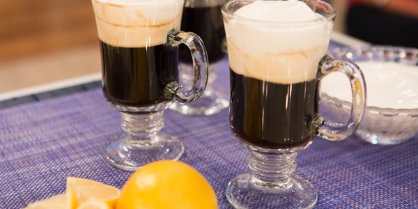 Valerie's Irish Coffee with Lemon-Vanilla Whipped Cream