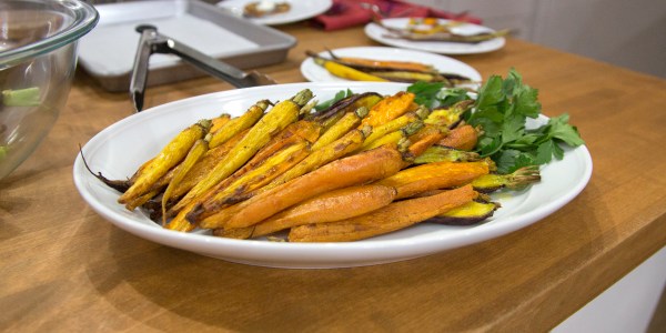 Roasted Tri-Color Carrots