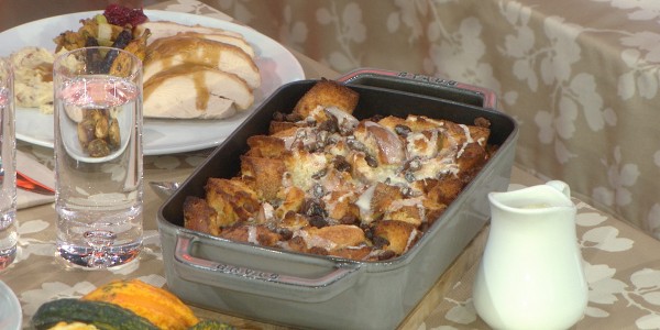 Bread Pudding with Whiskey Sauce