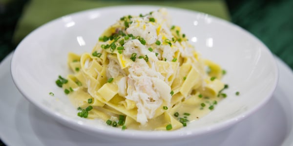 Fresh Fettuccine with Crab and Meyer Lemon