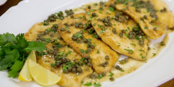 chicken piccata light without dredging