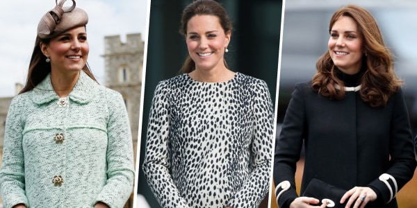 See Duchess Kate's maternity style through the years