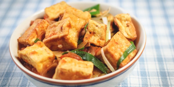 Garlicky Tofu