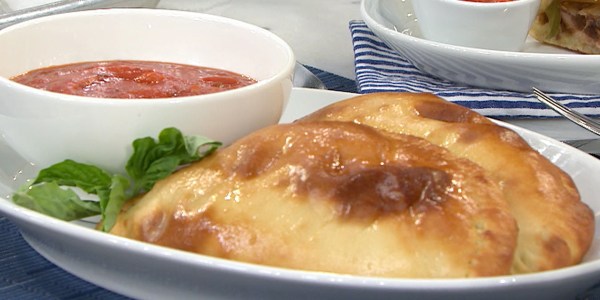 Steak and Peppers Calzones